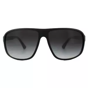 Emporio Armani Sunglasses 4029 50638G Black Rubber Grey Gradient - Picture 1 of 8