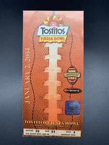 JAN 2, 2004 FIESTA BOWL OHIO STATE BUCKEYES KANSAS STATE WILDCATS TICKET STUB - Picture 1 of 2