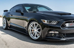 20" Blaque Diamond BD-23 Brushed Silver Concave Wheels for Ford Mustang GT - Picture 1 of 14