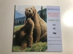 2000 UN Endangered Species Animals Folder Album Specie in Estinzione ONU - Imagen 1 de 12