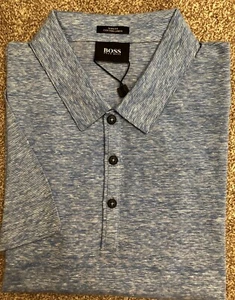 BOSS HUGO BOSS Men’s Polo - ‘Arpino 31’ (Size L) - Picture 1 of 10