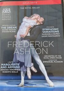 DVD The Royal Ballet & 3 ballets by choreographer Frederick Ashton 