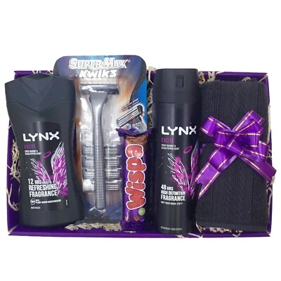 Men Lynx Excite Gift Hamper Son Boyfriend Birthday Father Eid Dad Christmas Set