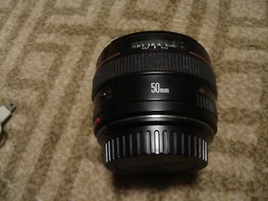 Very Nice Canon 50MM F1.4  EF mount Ultrasonic Portrait Prime Lens - Picture 1 of 2