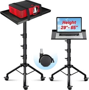 Cahaya Tripod for Projector & Laptop – 360° Wheels, Fully Adjustable, 76-165cm - Picture 1 of 19