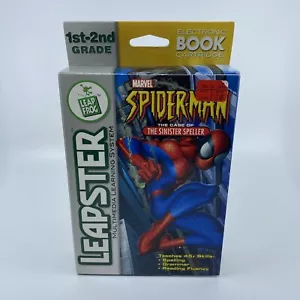 Leap Frog Leapster Marvel Spiderman Case Of The Sinister Speller Learning Game - Picture 1 of 6