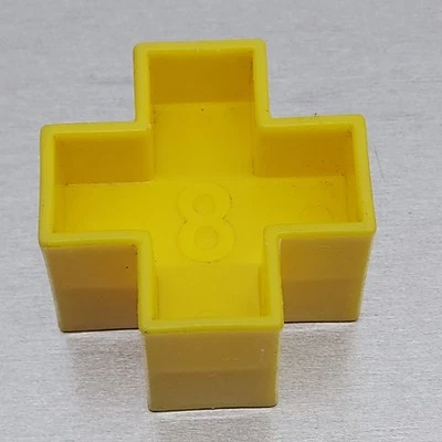 Tupperware Repuesto Amarillo Forma Cruz Número 8 para Forma O Bola Solo Foto 1 de 4