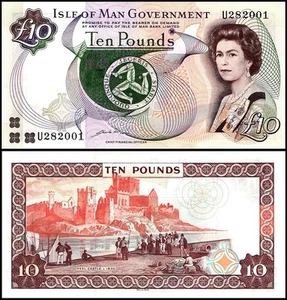 Isle of Man 10 Pounds, 2020 ND, P-48Aa, UNC - Picture 1 of 1