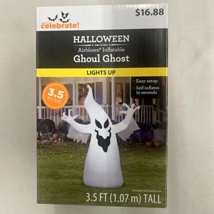 Inflatable Halloween Ghoul Ghost 3.5 Feet Way To Celebrate! - Picture 1 of 2