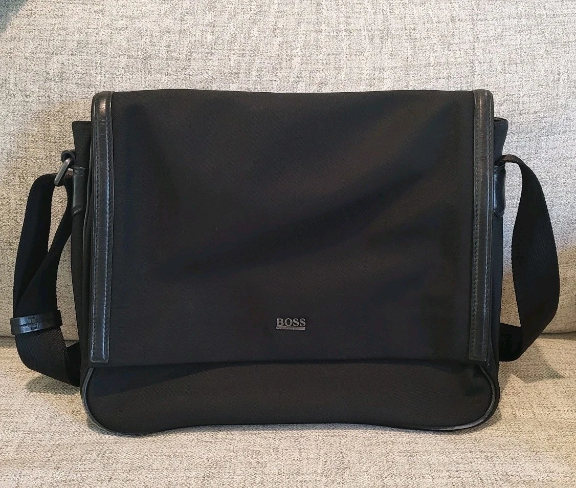 HUGO BOSS Leather Bags for Men for sale | eBay