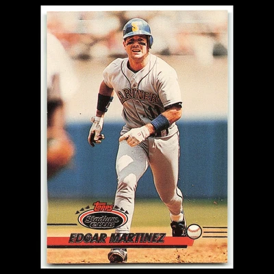 Edgar Martinez #331 1993 Topps Stadium Club Seattle Mariners Baseball Card MLB - Image 1 of 3