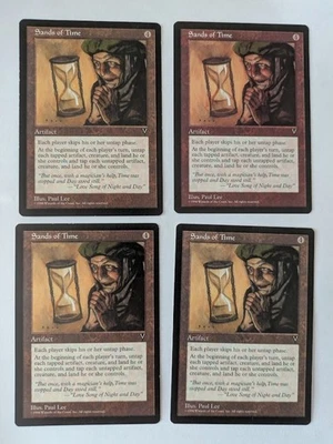4 Sands of Time Visions MTG EXC Free shipping with tracking - Image 1 of 2