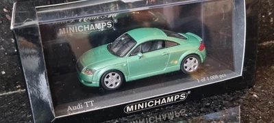MINICHAMPS Audi TT verde claro 1:43 Foto 1 de 4