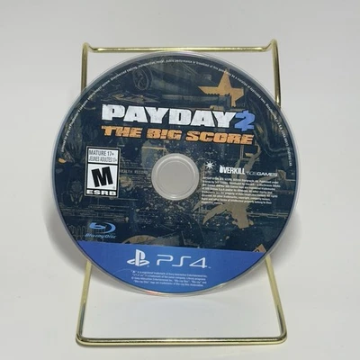 PayDay 2: The Big Score PS4 (PS4) Disc Only Works Great - Image 1 of 2