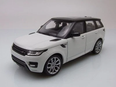 Land Rover Range Rover Sport 2015 Bianco Nero Modellino 1:24 Welly - Immagine 1 di 4