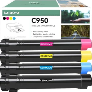 C950X2KG C950X2CG C950X2MG C950X2YG Toner Cartridge Replacement for C950 X950 - Picture 1 of 7