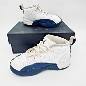 Nike Air Jordan XII 12 Retro TD Size 10C Shoes Sneakers French Blue 850000-113 - Picture 1 of 11