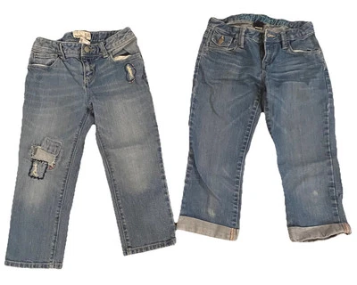 Лот товаров для девочек размер 10 капри - Gap & Old Navy, регулируемая талия - Изображение 1 из 4