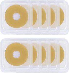 Anillos de barrera de ostomía de 10 piezas, hidrocoloide moldeable para bolsas de colostomía - Imagen 1 de 14