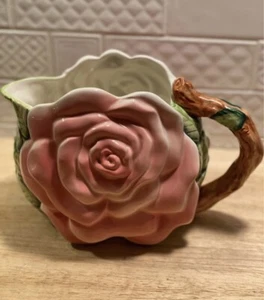Vtg Fitz & Floyd English Rose Pitcher OCI Omnibus - Japan - 1 1/2 Quart 5.5 x 8” - Picture 1 of 7