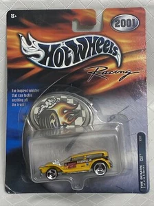 Hot Wheels Racing 2001 The Demon CAT Caterpillar Yellow 52627 Sealed - Picture 1 of 10