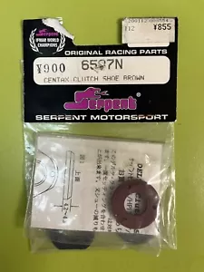 Serpent 6587N CENTAX CLUTCH SHOE BROWN 950 950r Nitro Car 1/8 - Picture 1 of 1