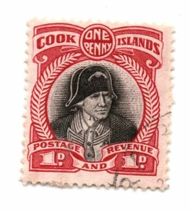 Islas Cook 1932 SC# 85b / SG# 100c Capt. Sello usado Cook (a2) - Imagen 1 de 1