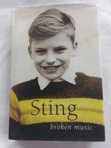 Sting Broken Music Book (2003, Hardcover) - Picture 1 of 4