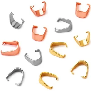Necklace Hook Connector Clip Buckle - Stainless Steel Charm Clasp Pinches 100pcs - Picture 1 of 14