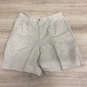 Claiborne Men's Linen Shorts Pleated Size 32 NWT V104 - Picture 1 of 7