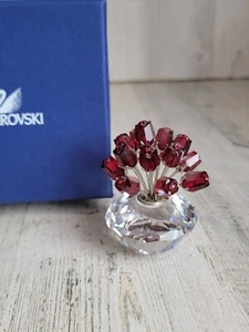 Swarovski 15 Jahre Vase Rosen 283394 Kristall Wohnfigur Deko - Bild 1 von 7