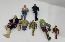 Vintage Action Figures Lot For parts or Repair: Rambo, Captain Planet, Goosebump