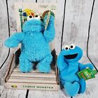 Vintage Cookie Monster Plush Lot Applause Jointed Bean Bag NWT Sesame Street