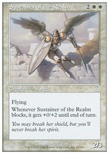 SUSTAINER OF THE REALM ~mtg EX/VLP 7th Edition Unc x4