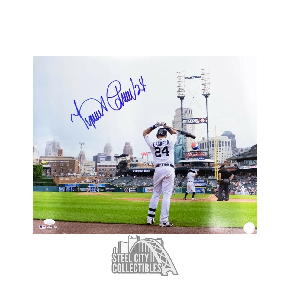 Miguel Cabrera Autographed Detroit Tigers 16x20 Photo - JSA COA (Stadium) - Imagem 1 de 1