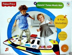 ALFOMBRA DE MÚSICA FISHER PRICE DANCIN' TUNES, PASO ELECTRÓNICO INTERACTIVO EN PIANO, 3+, NUEVO - Imagen 1 de 6
