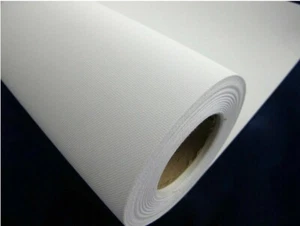 Polyester Inkjet Printing Canvas Roll – 63.5 cm x 50 m, 200 GSM - Foto 1 di 9