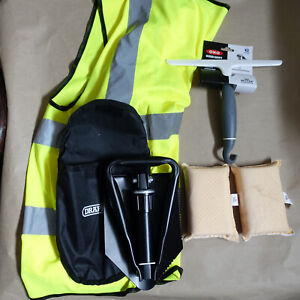 Draper Folding Steel Shovel Squeege Safety Vest 2XL 2x car  windscreen sponges
