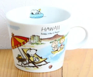(Peanuts) Snoopy World Travel Mug Hawaii Capacity: Approx. 340ml Porcelain Mug - Picture 1 of 5