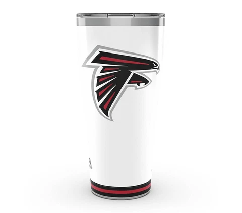 ATLANTA FALCONS, 30oz STAINLESS STEEL TUMBLER FROM TERVIS  W/ LID INCLUDED Cover