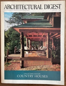 Architectural Digest June 1987 - Fine Interior Design - Picture 1 of 4