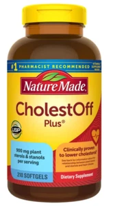 Nature Made CholestOff Plus, 210 Weichkapseln, schneller Versand, Ablaufdatum 2027 - Bild 1 von 4