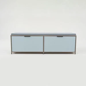 2023 Pagnon & Pelhaitre for Ligne Roset DITA Bench with Blue Lavande Cushion - Picture 1 of 10