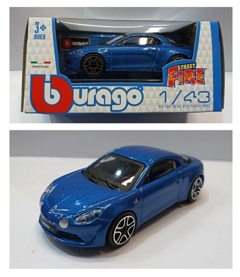 Renault Alpine A110 2018 modellismo Burago Bburago 1:43 metal - Immagine 1 di 1