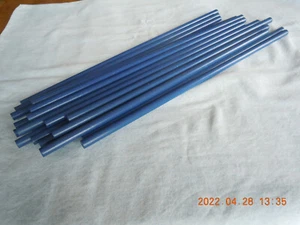 20 Hardwood Dowels-1/2 by 20 Inches-Painted Blue - Picture 1 of 2