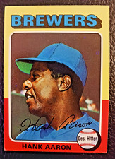 1975 Topps Baseball #660 Hank Aaron - EX+