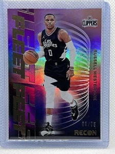 2023-24 Panini Recon #2 Russell Westbrook Fleet Feet Purple #/75 - Picture 1 of 2