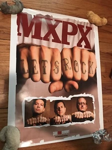 MXPX Let's Rock PROMO 18x24 Poster 2002 Rare Tumbledown Vinyl Shirt Cd Punk Rock - Picture 1 of 3