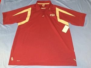 FLORIDA STATE SEMINOLES NIKE DRI FIT MENS XXL GARNET POLO SHIRT NEW FSU - Picture 1 of 10