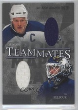 2003 In the Game-Used Signature Series Teammates /50 Mats Sundin Ed Belfour HOF